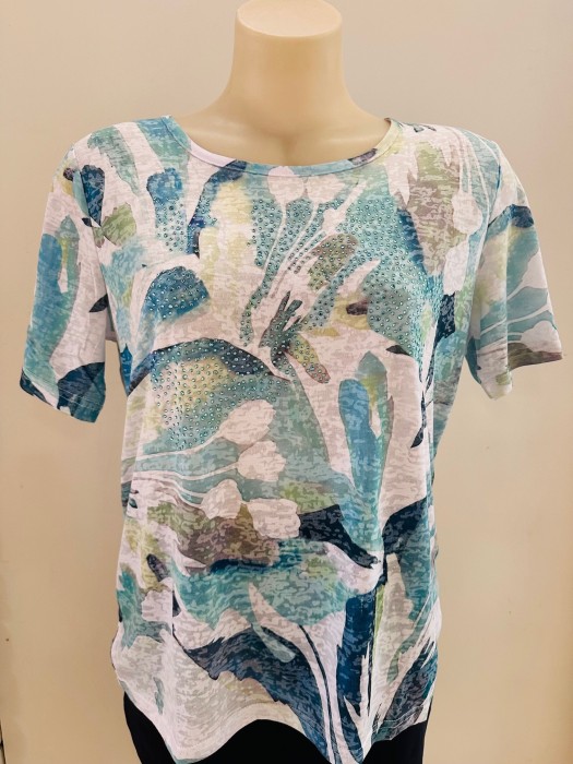 YVONNE BURNOUT T-SHIRT