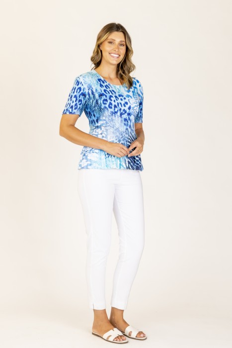 PLISSE PLETAED TOP