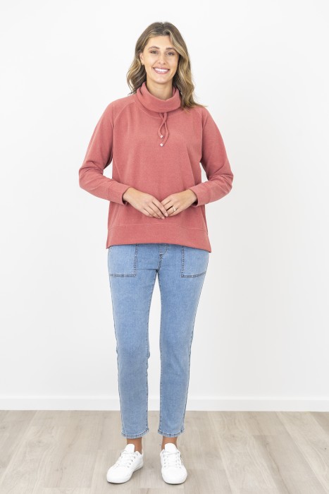 ROLL NECK TOP