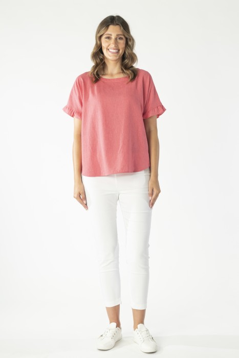 FRILL SLEEVE TOP